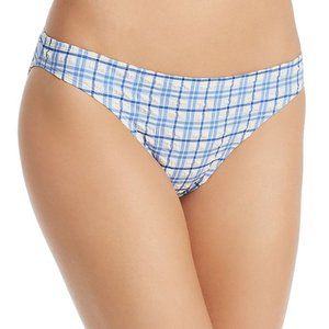 Tory Burch Plaid Hipster Bikini Bottom